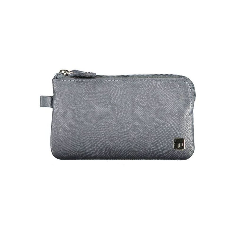 Sergio Tacchini Blue Leather Men Men's Wallet